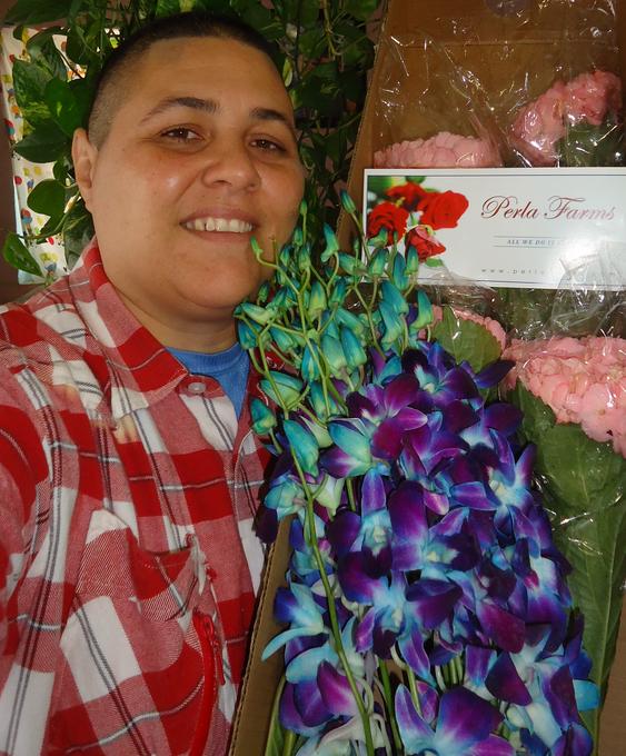 blue orchids